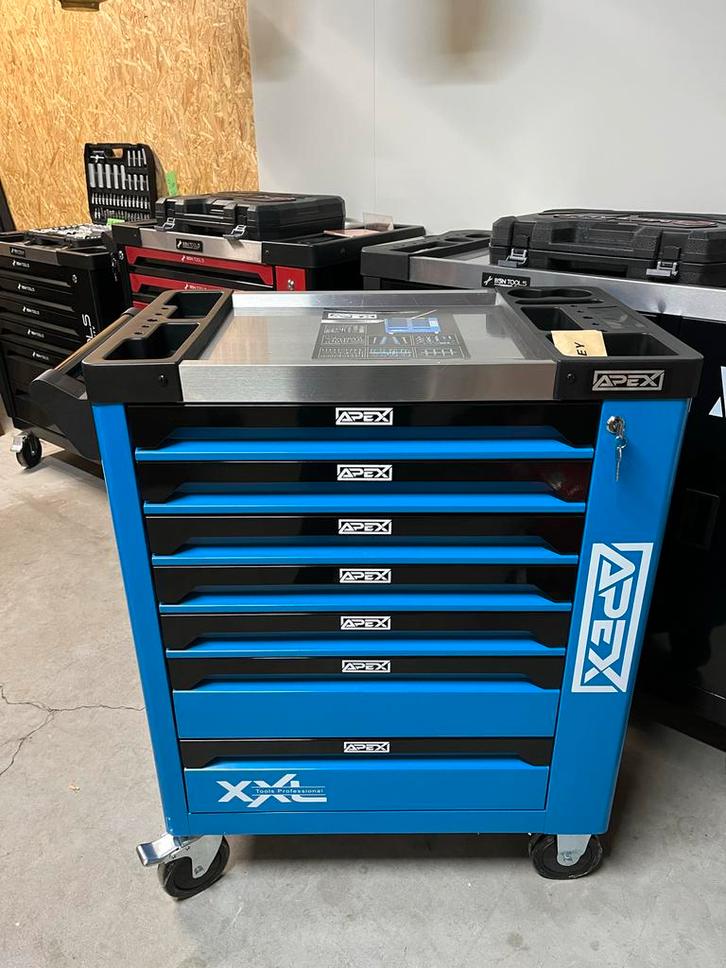 Apex Gereedschapswagen Nieuw - 7 Lades Vol!, Auto diversen, Autogereedschap, Nieuw, Ophalen