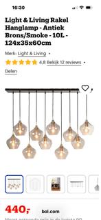 Nieuwe Light & Living Rakel Hanglamp - Eyecatcher!, Ophalen of Verzenden, Nieuw, Glas, 50 tot 75 cm