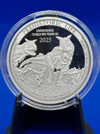 1oz prehistorische life CARNOTAURUS 1oz 2025 - lage oplage, Verzenden, Zilver