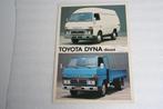 Folder / flyer Toyota DYNA diesel (1977) (91), Ophalen of Verzenden, Nieuw, Toyota