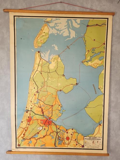 schoolplaat wandkaart, Antiek en Kunst, Antiek | Schoolplaten, Natuur en Biologie, Ophalen