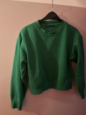 Groene Zara Trui - Maat S beschikbaar voor biedingen