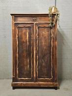 Antieke brocante eiken Biedermeier meidenkast vintage kast, Ophalen of Verzenden