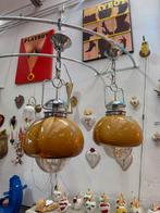 Xxl Mazzega murano koppel hanglampen, Ophalen, Zo goed als nieuw, Glas, Minder dan 50 cm