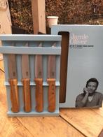 Jamie Olivier 4 jumbo steak messen robuust hout Nieuw, Huis en Inrichting, Keuken | Bestek, Ophalen of Verzenden, Nieuw, Hout