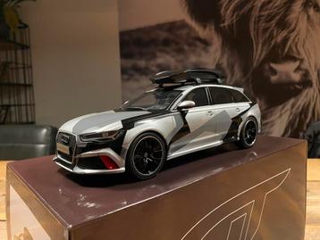 Audi RS6 Camouflage met dakkoffer ! Jon Olsson stijl !