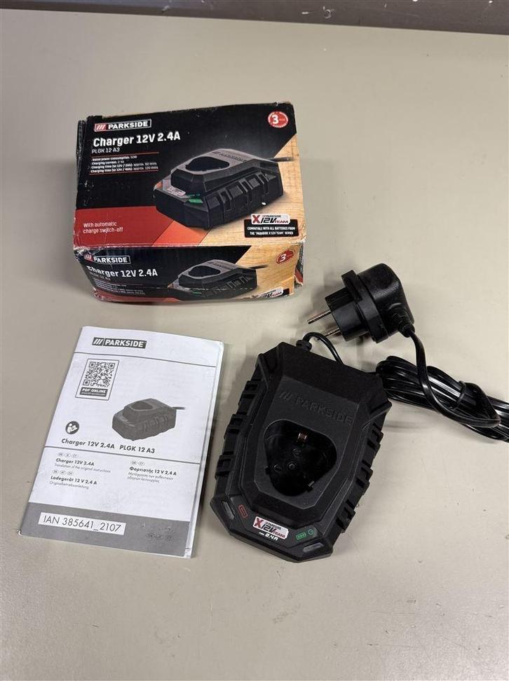 Parkside 12V enkele lader voor 2Ah 4Ah X12V Team Series snoe, Doe-het-zelf en Verbouw, Gereedschap | Machine-onderdelen en Toebehoren