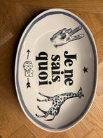 Schaal blond x noir - Zelden gebruikt, Ophalen, Porselein of Keramiek, Schaal, Zo goed als nieuw