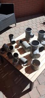 Diverse pvc stukken., Doe-het-zelf en Verbouw, Buizen en Afvoer, Bochten, Pvc, Nieuw, Ophalen of Verzenden