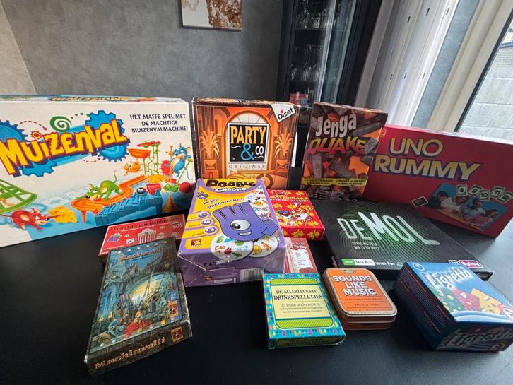 Gezelschapsspellen Collectie - Compleet!, Hobby en Vrije tijd, Gezelschapsspellen | Bordspellen, Gebruikt, Een of twee spelers