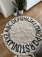 Lorena Canals Vloerkleed - Rond Alfabet - 150cm, Ophalen, Vrolijk, kindvriendelijk, neutraal, ton-sur-ton, Rond, Zo goed als nieuw