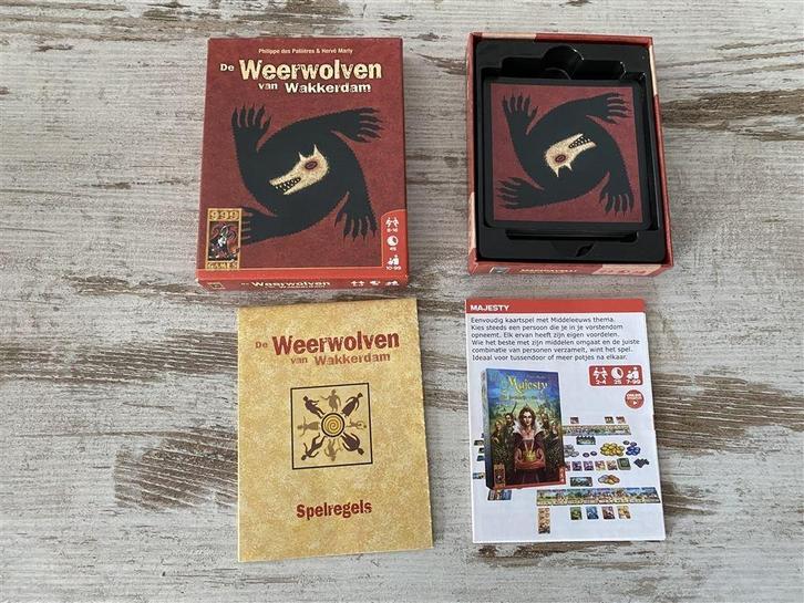 de weerwolven van wakkerdam 999 games [s744], Hobby en Vrije tijd, Gezelschapsspellen | Bordspellen, Zo goed als nieuw, Ophalen of Verzenden