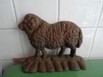 Oude gietijzer schaap ram deurstop decoratie, Ophalen