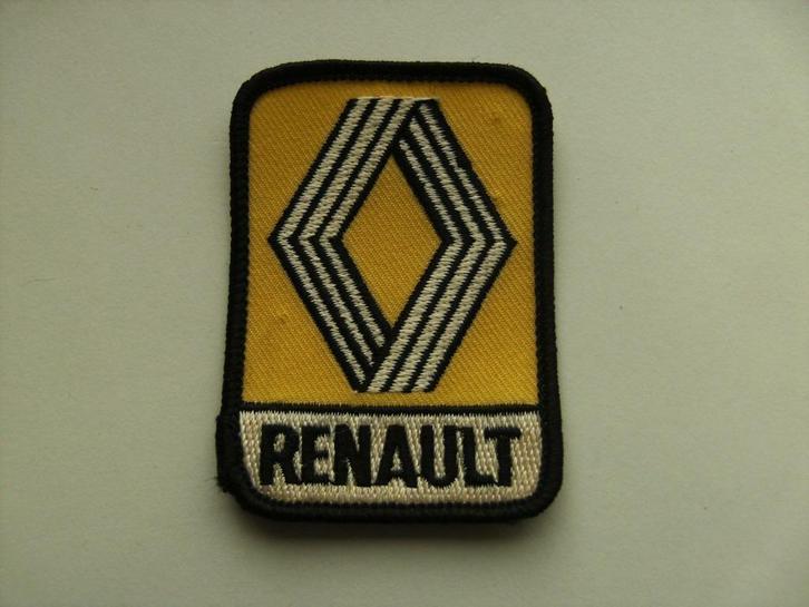 Renault patch badge opnaai embleem, Verzamelen, Automerken, Motoren en Formule 1, Nieuw, Auto's, Ophalen of Verzenden