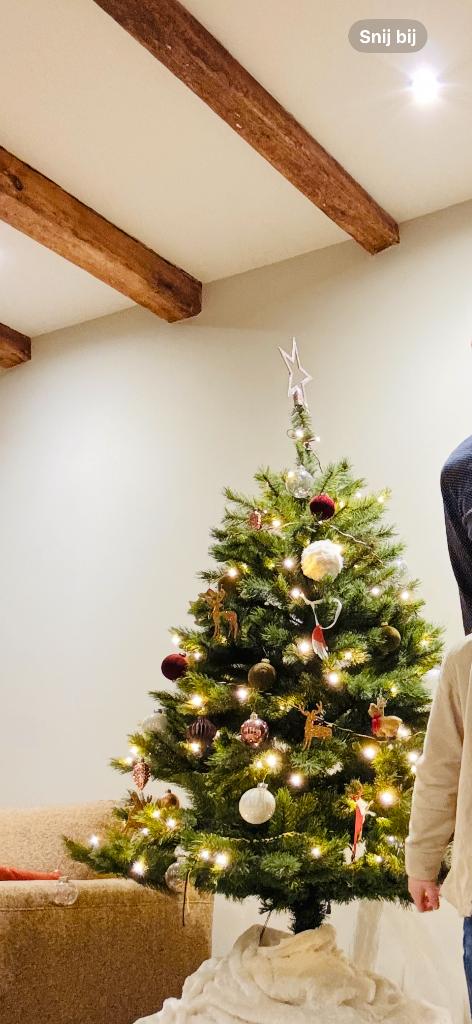Kerstboom met lichtjes, Diversen, Kerst, Ophalen, Zo goed als nieuw