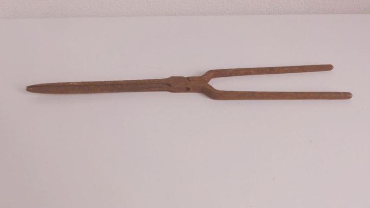 Krultang, antiek, leuk exemplaar, 2 stuks, Antiek en Kunst, Curiosa en Brocante, Ophalen of Verzenden