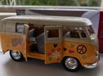 Welly Volkswagen Transporter T1 spijltje Flower Power, Hobby en Vrije tijd, Modelauto's | 1:43, Ophalen of Verzenden, Nieuw, Overige merken