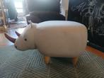 Neushoorn Krukje / Poef - Goede Staat, Huis en Inrichting, Ophalen
