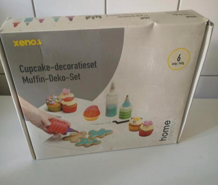 Xenos Cupcake decoratieset, Hobby en Vrije tijd, Taarten en Cupcakes maken, Nieuw, Overige typen, Taarten of Cupcakes, Ophalen