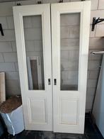 Ensuite deuren met facetglas 40mm dik. 1200x2315, Ophalen, Gebruikt, 80 tot 100 cm, Binnendeur