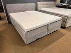 Boxspring Elektrisch 160x200 Grijs Direct leverbaar E-7194, #Boxspring#180cm#Elektrisch#Grijs#2-persoons, Ophalen of Verzenden