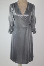 Co'couture Zilver Wikkeljurk Nieuw XS 34, Kleding | Dames, Jurken, Co'couture, Co'couture, Nieuw, Ophalen of Verzenden