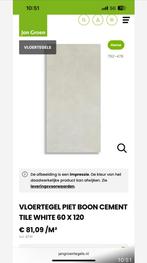 Mooie lichtgrijze vloertegels, Doe-het-zelf en Verbouw, Tegels, 60 cm of meer, Hardsteen, 60 cm of meer, Nieuw