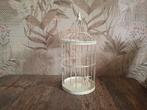 Landelijk decoratief vogelkooitje 44hx20, Ophalen of Verzenden, Zo goed als nieuw