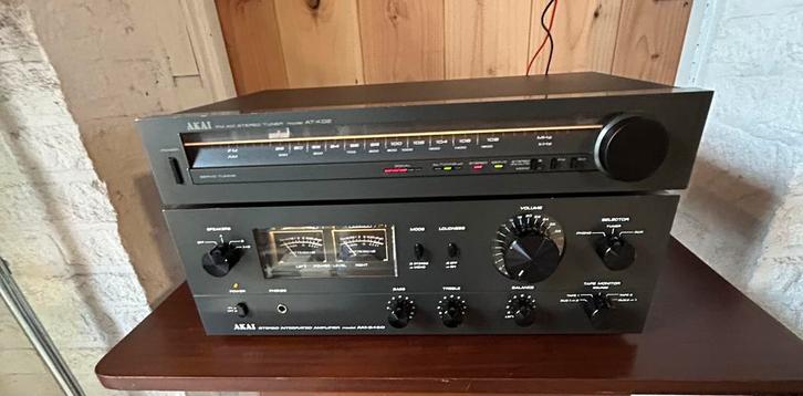 Vintage Akai set AM-2450 / AT-K02, Audio, Tv en Foto, Stereo-sets, Gebruikt, Akai, Losse componenten, Ophalen
