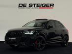 Audi Q3 45 TFSI e 3 x S-line Pano Sfeer Keyless Leder Camera, Auto's, Gebruikt, Zwart, Met garantie (alle), Zwart