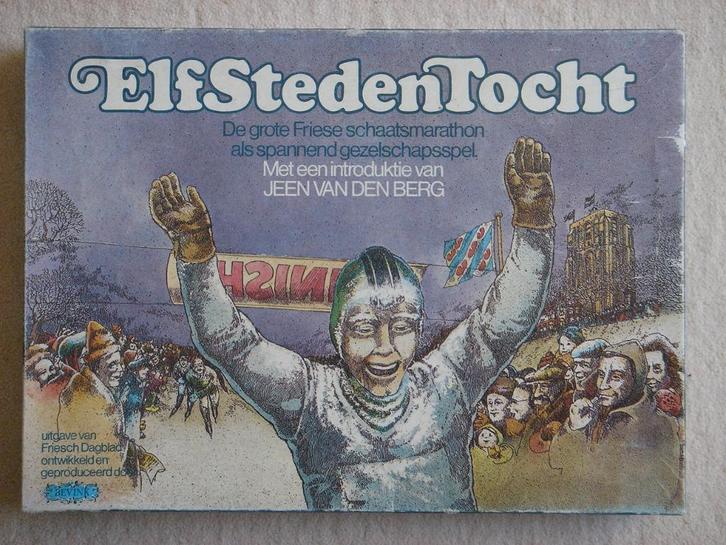 LEUK: AlveSteddeTocht / Elfstedentocht, Hobby en Vrije tijd, Gezelschapsspellen | Bordspellen, Gebruikt, Een of twee spelers, Drie of vier spelers