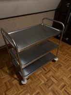 Serveerwagen alluminium, Ophalen