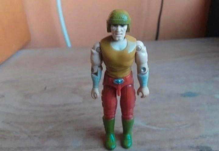 Gi joe gijoe armadillo figuur vintage 80s, Verzamelen, Poppetjes en Figuurtjes, Gebruikt, Ophalen of Verzenden
