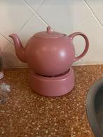 Leuke roze theepot met warmhouder, Huis en Inrichting, Keuken | Keukenbenodigdheden, Ophalen of Verzenden, Gebruikt