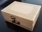 Retro nostalgisch bijouterie doosje, sieraden doosje, Ophalen of Verzenden, Overige typen