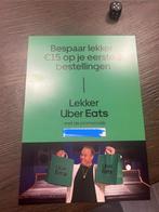 Uber eats 15 euro korting op eerste 3 bestellingen, Tickets en Kaartjes, Kortingen en Cadeaubonnen