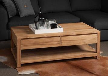 *ACTIE* Salontafel Corona Teak Hout Gratis Bezorging  beschikbaar voor biedingen