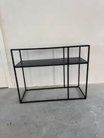 Side tabel met marmeren blad, Huis en Inrichting, Tafels | Sidetables, Ophalen, Zo goed als nieuw, 25 tot 50 cm, Rechthoekig