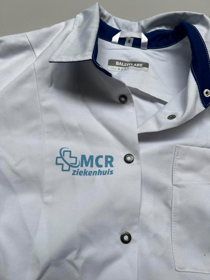 Zorgjassen en broeken set, Kleding | Dames, T-shirts, Gedragen, Maat 42/44 (L), Wit, Korte mouw, Ophalen of Verzenden