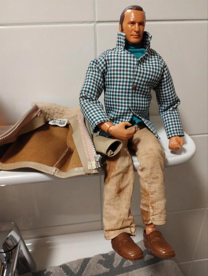 Vintage action figure Six Million Dollar Man Oscar Goldman, Verzamelen, Poppetjes en Figuurtjes, Ophalen of Verzenden