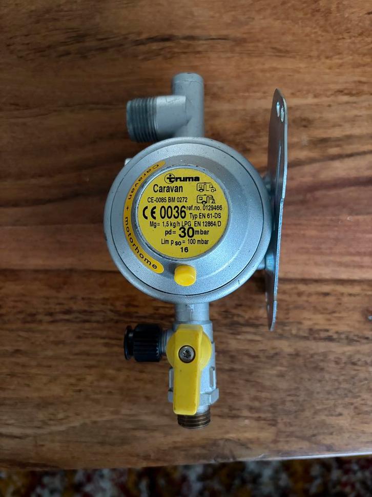 Truma 30 mbar gasdrukregelaar – Caravan/Camper, Caravans en Kamperen, Kampeeraccessoires, Zo goed als nieuw, Ophalen of Verzenden