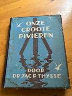 Plaatjesalbum uit 1938, onze groote rivieren, Ophalen of Verzenden, Gelezen, Jac.P. Thijsse, Plaatjesalbum