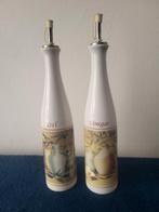 leuk olie en azijn stel (aardewerk) zie foto's, Verzenden