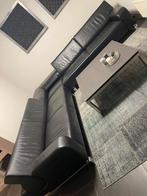 Z.G.A.N Leolux lederen hoekbank, Ophalen, Gebruikt