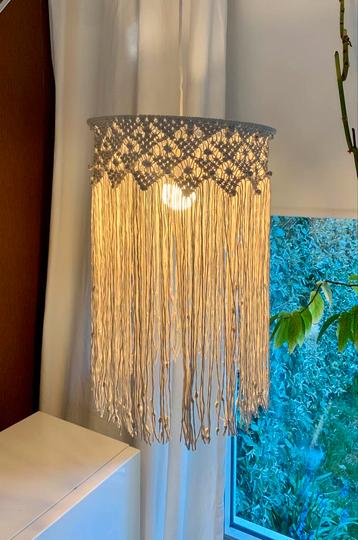 Nieuwe macrame ‘Ibiza’ hanglamp, made by trice beschikbaar voor biedingen