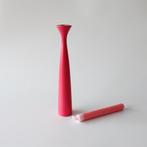 Applicata Rose houten kandelaar roze, Huis en Inrichting, Woonaccessoires | Kandelaars en Kaarsen, Overige materialen, Ophalen of Verzenden