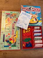 Monopoly junior compleet, Hobby en Vrije tijd, Gezelschapsspellen | Bordspellen, Drie of vier spelers, Ophalen of Verzenden, Gebruikt