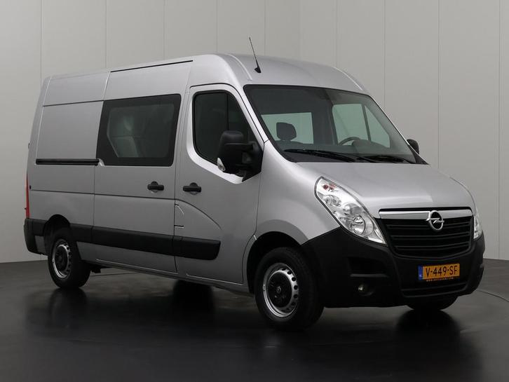 Opel Movano 2.3CDTI 170PK BiTurbo L2H2 Dubbele Cabine | 7-Pe, Auto's, Bestelauto's, Te koop, ABS, Achteruitrijcamera, Airconditioning