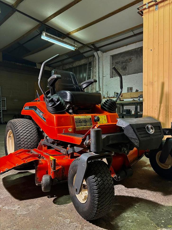 Kubota Zitmaaier, Tuin en Terras, Grasmaaiers, Gebruikt, Benzine-grasmaaier, 50 cm of meer, Elektrische starter, Mulchfunctie