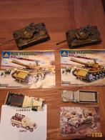 Ww2 lego passende tanks en vrachtwagens m26 peiling, Hobby en Vrije tijd, Modelbouw | Auto's en Voertuigen, 1:32 tot 1:50, Overige merken